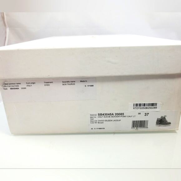 NWT$525 SEE BY CHLOE Eileen Leopard Suede Leather Lace-up Boots Sz 37 (US 6) - Picture 15 of 16